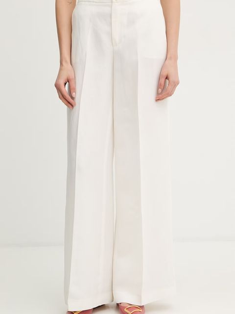 Twinset spodnie z dodatkiem lnu - zdjęcie produktu nr 1