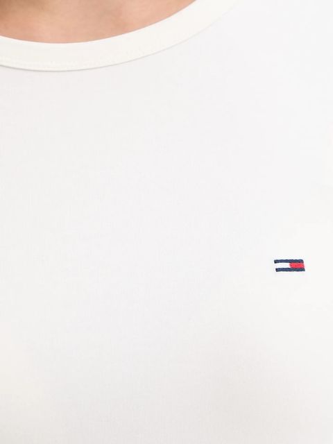 Tommy Jeans longsleeve kolor beżowy DW0DW19994