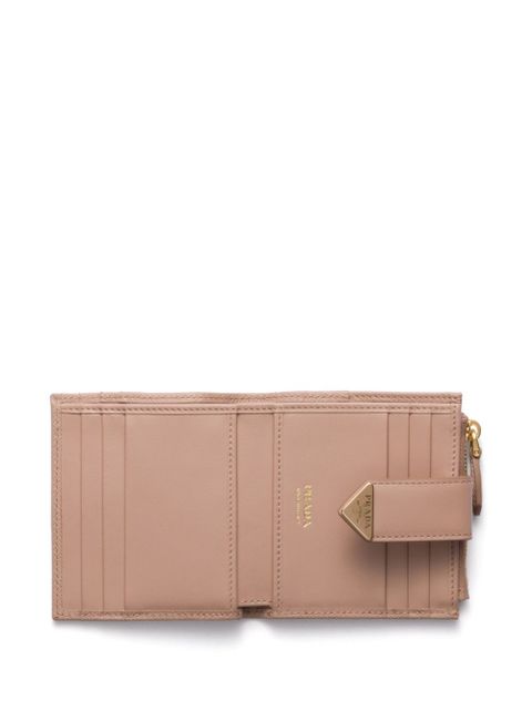 Prada small Saffiano wallet - Neutrals