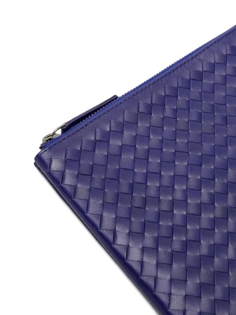 DRAGON DIFFUSION woven clutch bag - Purple