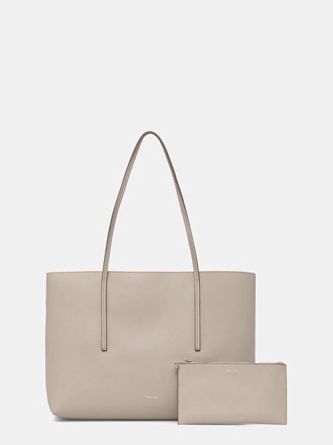 Calvin Klein torebka kolor beżowy LV04F3274G - zdjęcie produktu nr 1