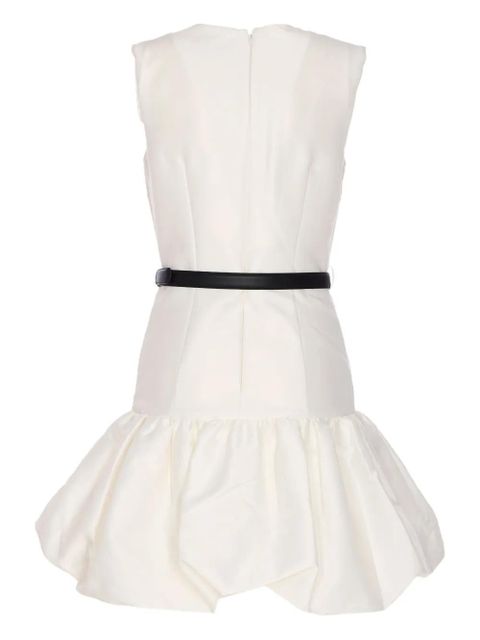 Self-Portrait ruffled hem mini dress - White - zdjęcie produktu nr 2