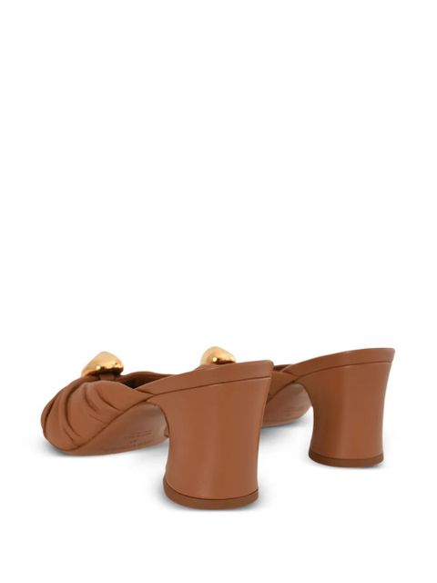 ZIMMERMANN 65mm Gleam mules - Brown