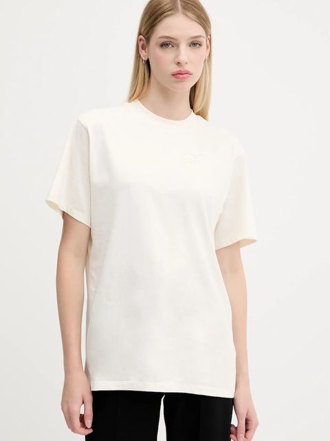 HUGO t-shirt bawełniany damski kolor biały 50550901 - zdjęcie produktu nr 1