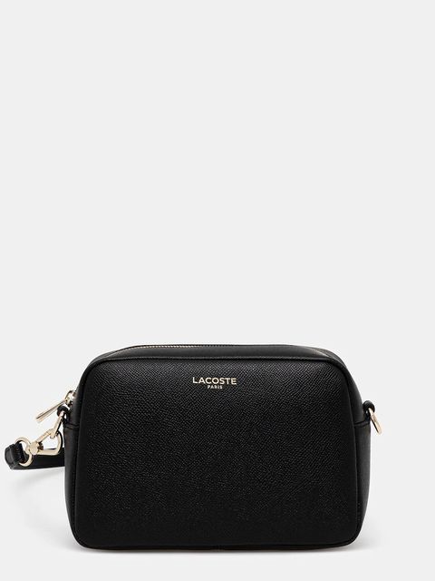 Lacoste torebka skórzana kolor czarny NF5100PH - zdjęcie produktu nr 1