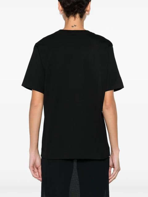 Simone Rocha chain pearl T-shirt - Black