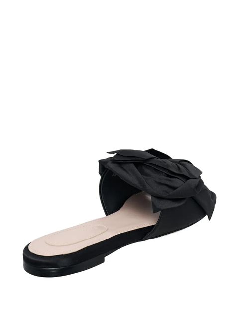 Simone Rocha pressed rosette sandals - Black