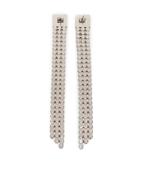 Blumarine crystal-embellished earrings - Silver - zdjęcie produktu nr 2