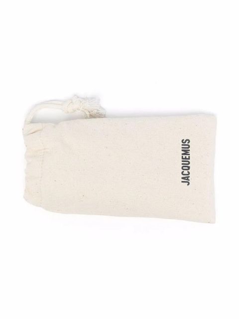 Jacquemus thin square frame sunglasses - Green