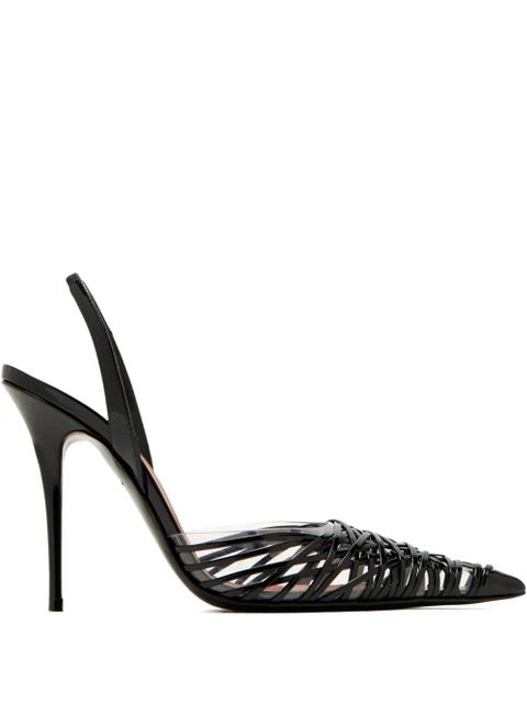 Amina Muaddi Lori pumps - Black - zdjęcie produktu nr 1