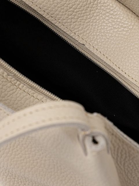 Answear.LAB torebka skórzana kolor beżowy