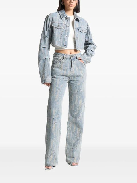 Manière De Voir Alice denim jacket - Blue - zdjęcie produktu nr 2