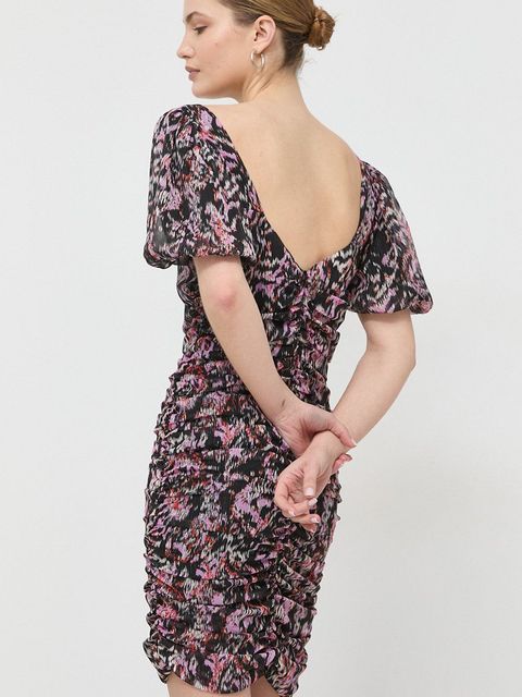 Notes du Nord sukienka Fabiola Lurex mini dopasowana