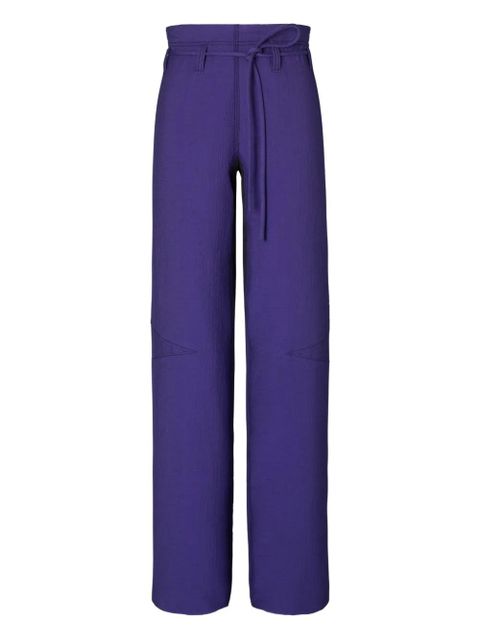 Tory Burch high-waisted belted trousers - Purple - zdjęcie produktu nr 1