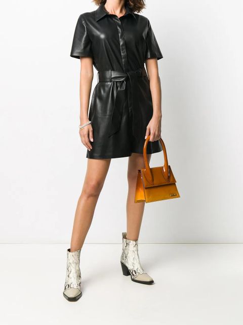 Nanushka Halli belted dress - Black - zdjęcie produktu nr 2