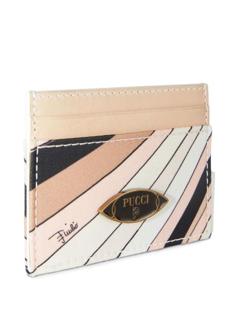 PUCCI Iride-print card holder - Neutrals - zdjęcie produktu nr 2
