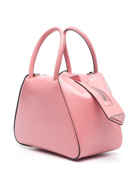 Prada Supernova brushed leather tote bag - Pink