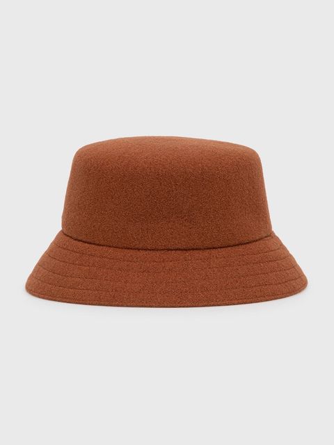 Kangol kapelusz wełniany kolor pomarańczowy wełniany - zdjęcie produktu nr 2