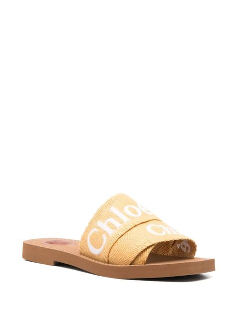 Chloé Woody slides - Yellow