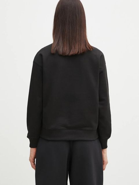 Kenzo bluza bawełniana damska kolor czarny z aplikacją FF52SW1744MF.99J