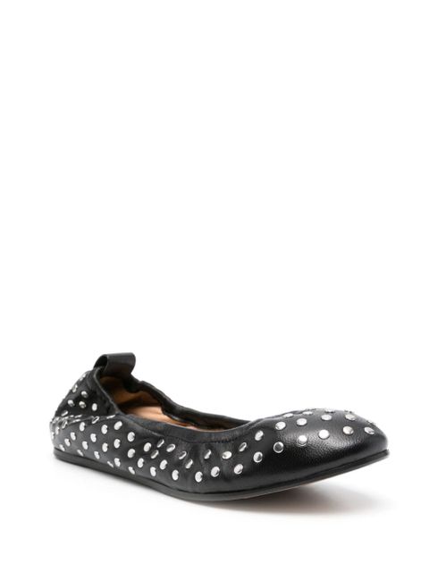 ISABEL MARANT Belna studded ballerina shoes - Black