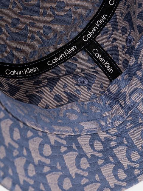 Calvin Klein Jeans kapelusz kolor niebieski LV04K5059G