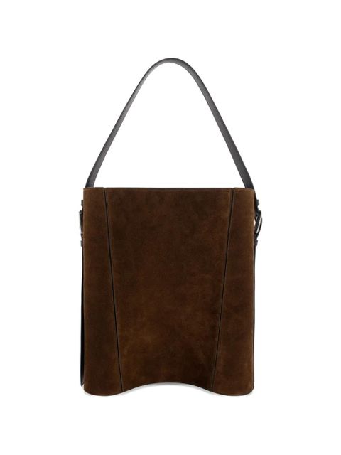 Coperni ergonomic suede tote bag - Brown - zdjęcie produktu nr 2