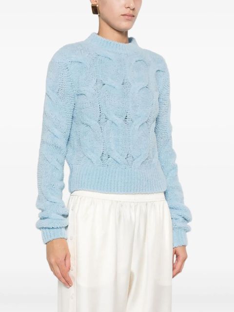 Sportmax cable-knit sweater - Blue