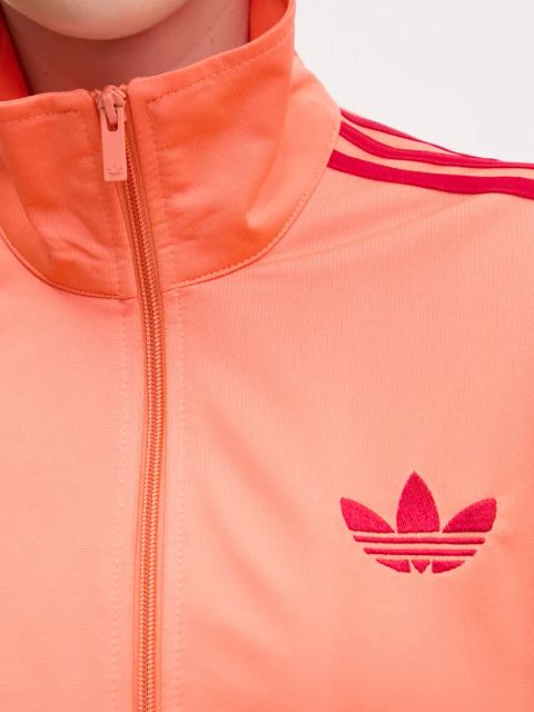 adidas Originals bluza Firebird damska kolor pomarańczowy z aplikacją JP2294