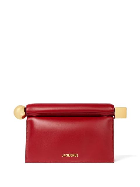 Jacquemus The Rond Carré clutch bag - Red - zdjęcie produktu nr 1