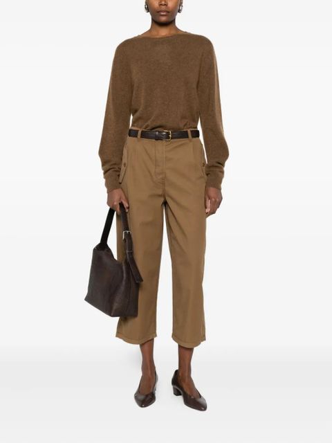 The Row cropped trousers - Brown - zdjęcie produktu nr 2