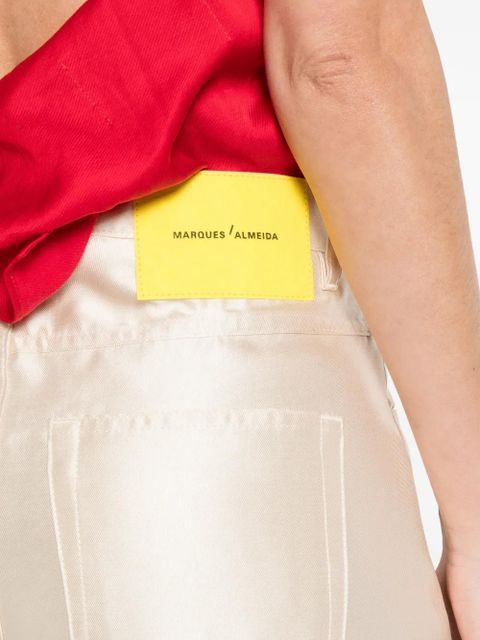 Marques'Almeida satin trousers - Neutrals