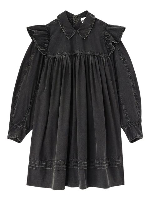 GANNI long-sleeve mini dress - Black - zdjęcie produktu nr 1