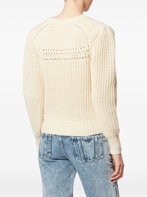 MARANT ÉTOILE Winnie openwork sweater - Neutrals