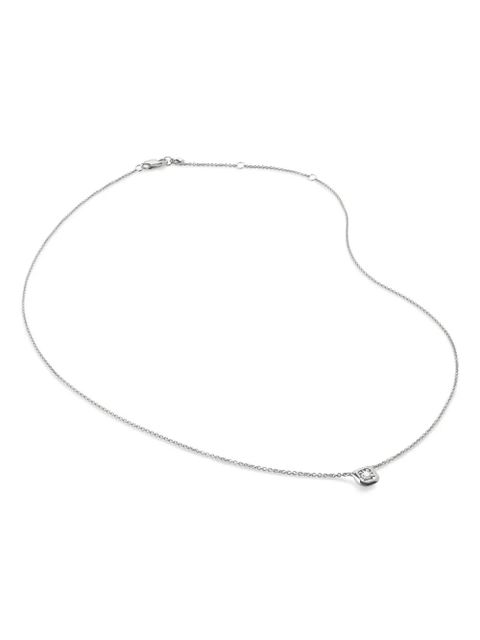 Monica Vinader diamond solitaire necklace - Silver - zdjęcie produktu nr 1