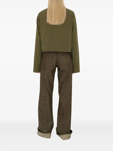 Burberry Cotton Field Jacket - Green