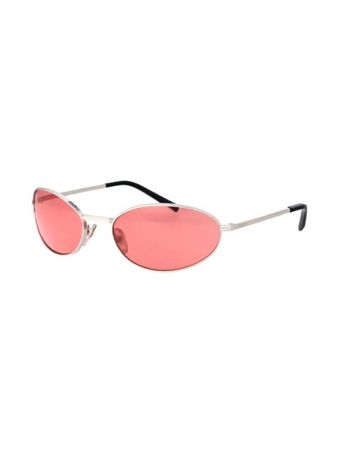 Prada Eyewear 0PRA59S round-frame sunglasses - Silver