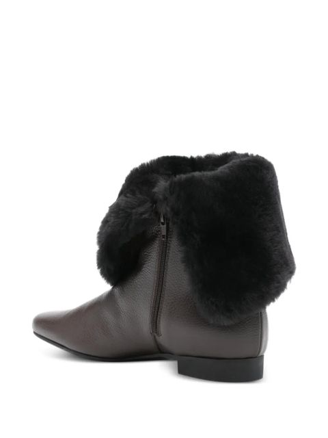 TOTEME shearling boots - Brown