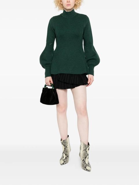 ZIMMERMANN Hypnotic ribbed sweater - Green - zdjęcie produktu nr 2