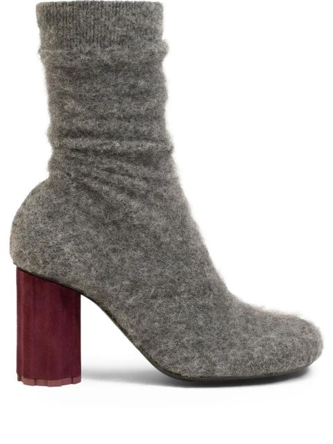 AMI Paris 85mm Piano ankle boots - Grey - zdjęcie produktu nr 1