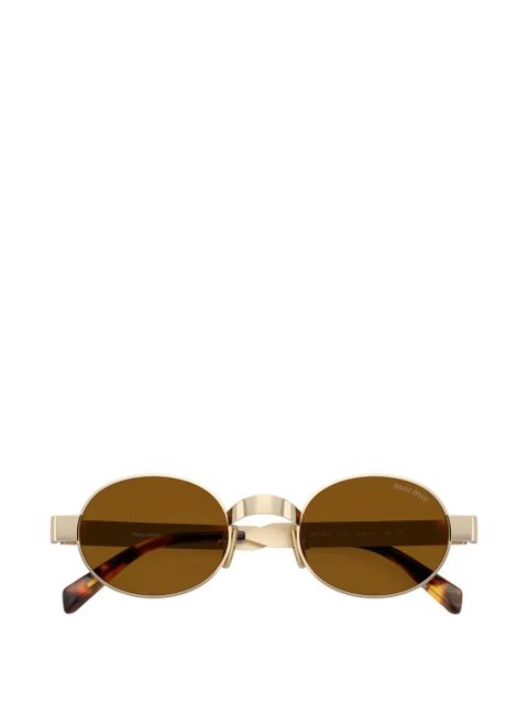 Miu Miu Eyewear round-frame sunglasses - Gold