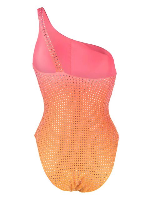 Self-Portrait Hotfix off-shoulder one-piece - Pink - zdjęcie produktu nr 2