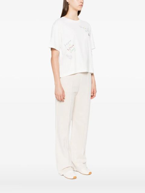 Weekend Max Mara embroidered T-shirt - White