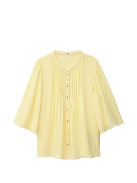 Ba&Sh Barna pleated blouse - Yellow - zdjęcie produktu nr 1