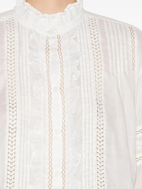MARANT ÉTOILE Valda blouse - White - zdjęcie produktu nr 2