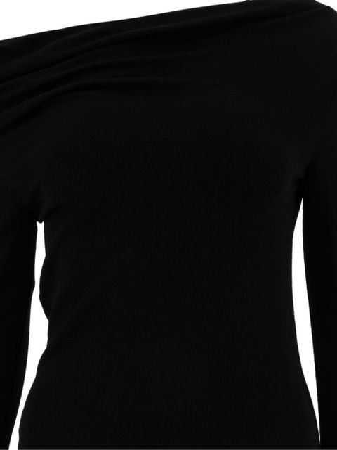 Givenchy asymmetric draped top - Black