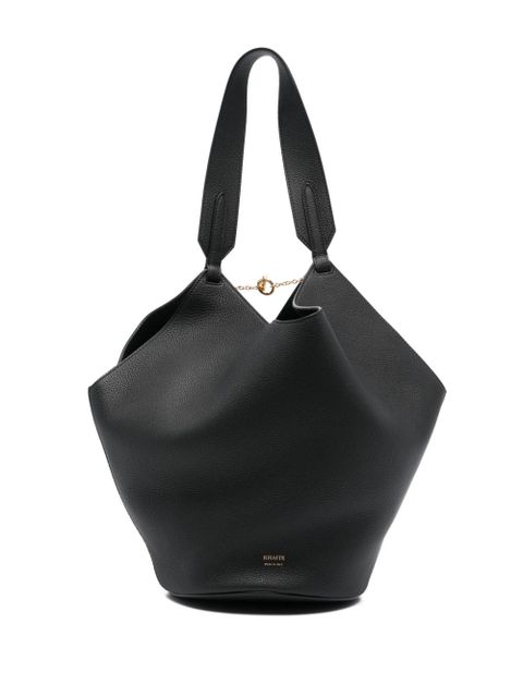 KHAITE small Lotus tote bag - Black - zdjęcie produktu nr 1