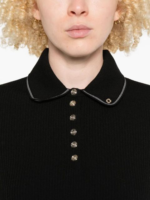 Maje pleated polo dress - Black - zdjęcie produktu nr 2