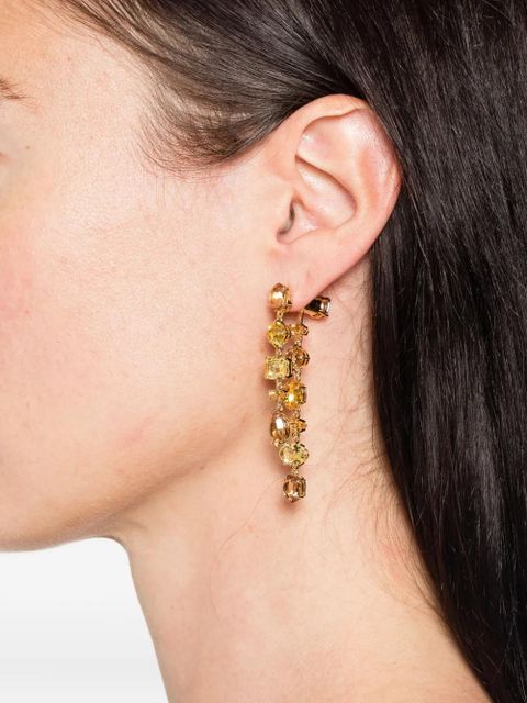 Swarovski Gema drop earrings - Gold - zdjęcie produktu nr 2