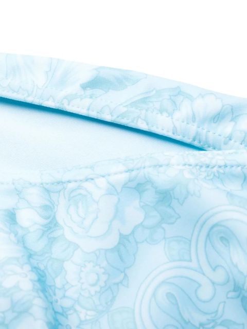 Versace Barocco-print swimsuit - Blue